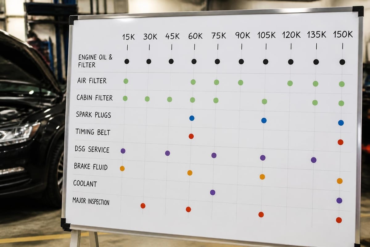 European car maintenance schedule