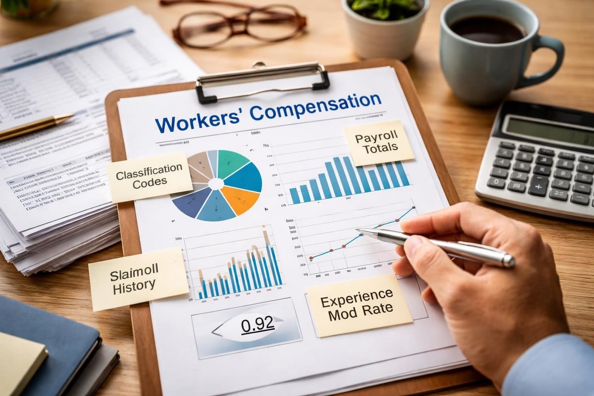 Workers comp premium factors