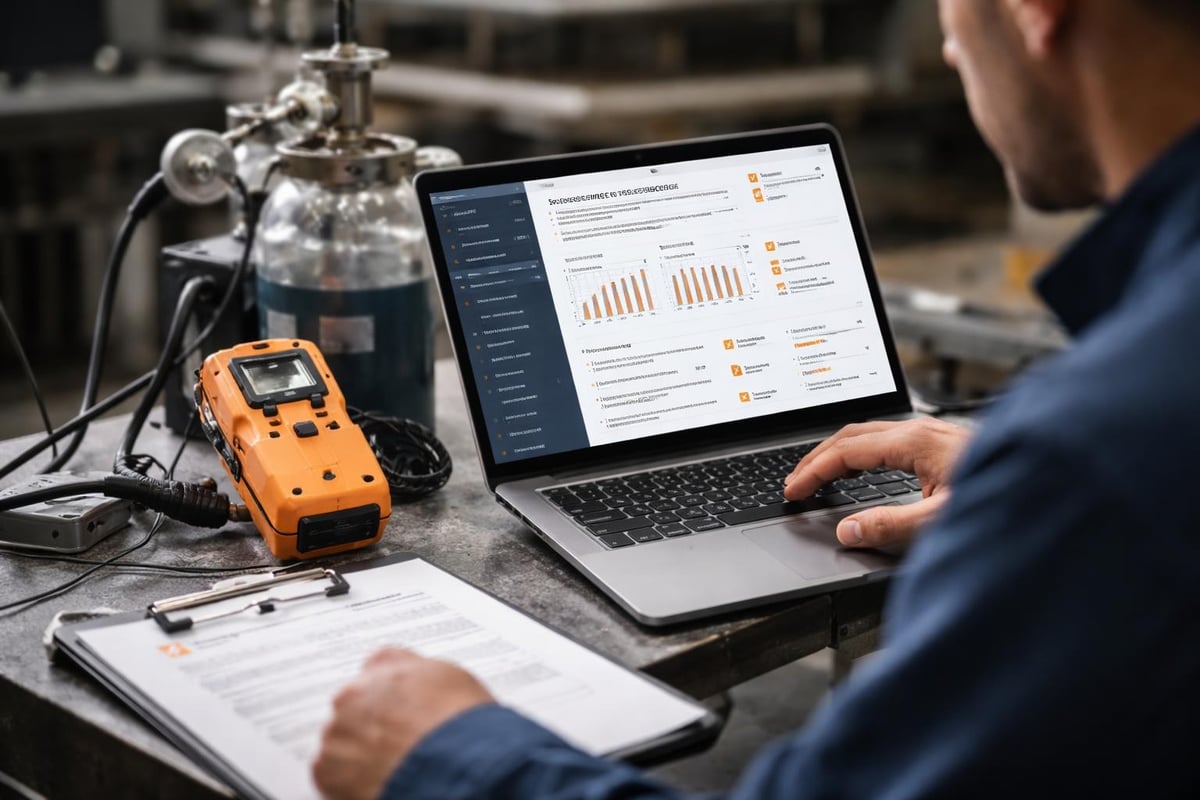 Gas Detection Service Software for Safety Operations Custom software development process