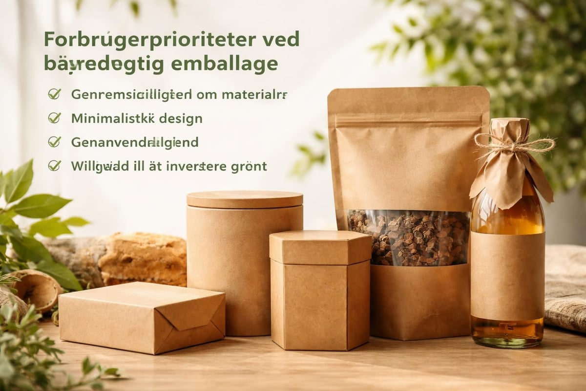 Forbrugertrends for bæredygtig emballage