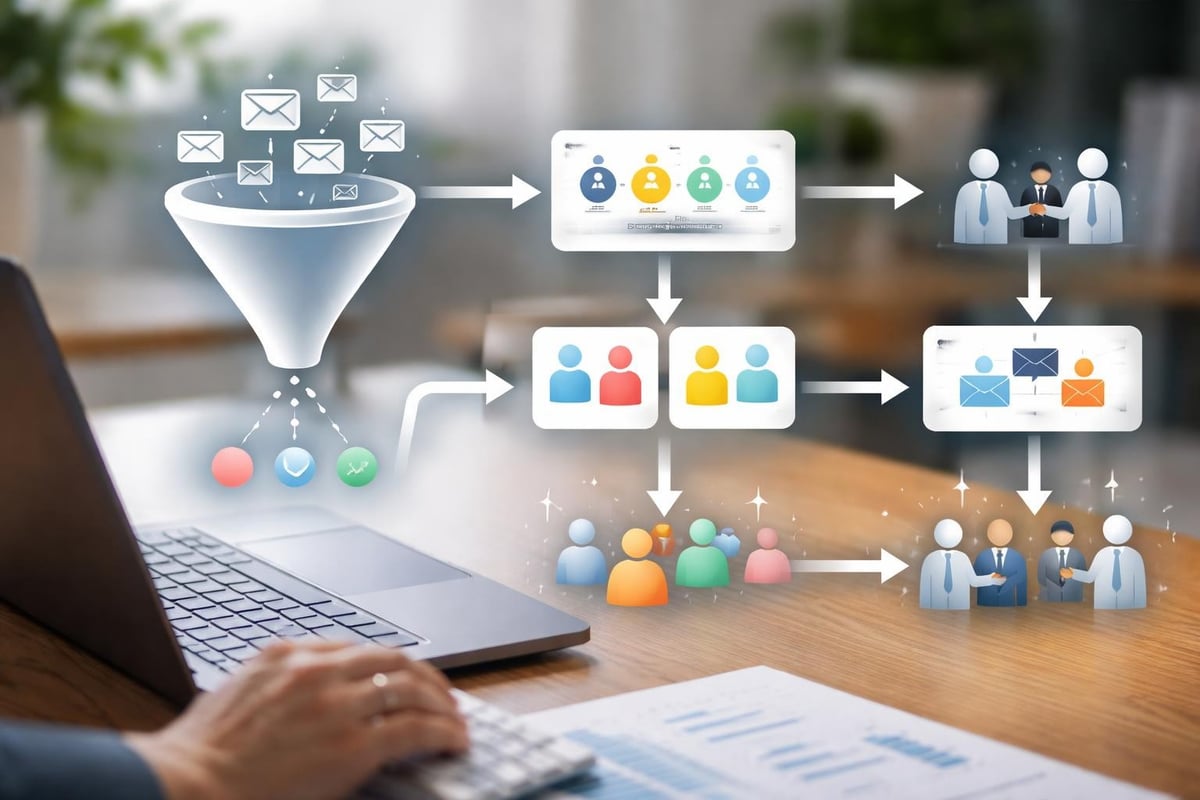 Workflow de gestion de leads