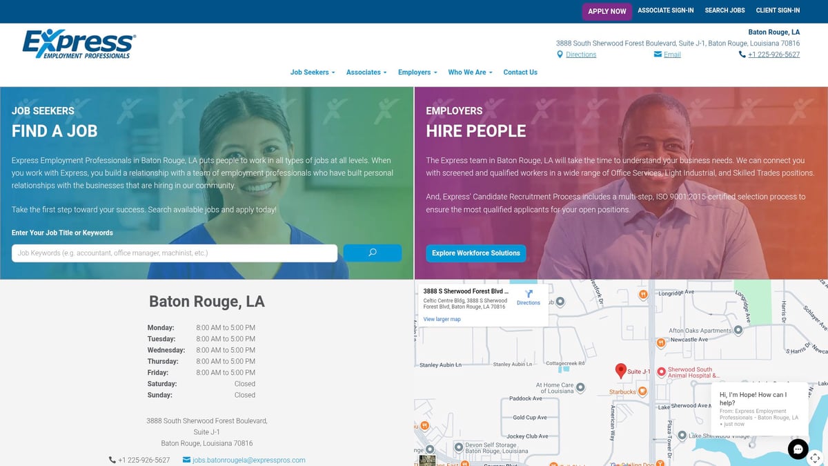 Top 9 Best Local Employment Agency Baton Rouge LA Picks 2025 - Express Employment Professionals