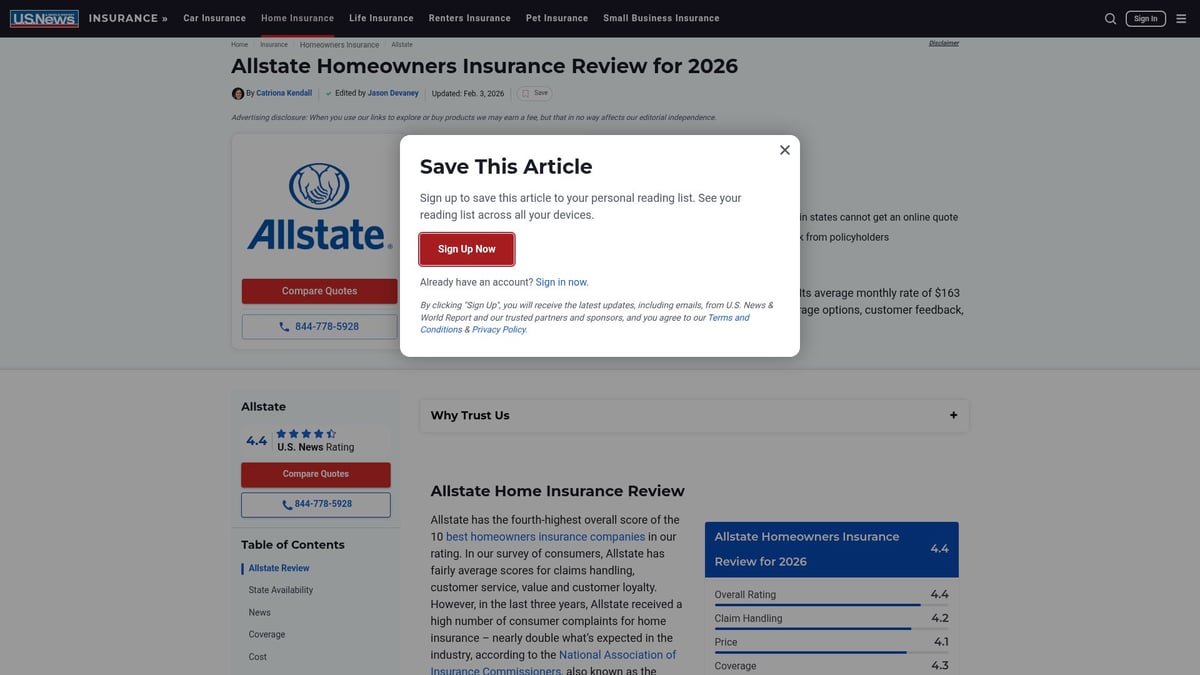7 Top Home Insurance Comp Picks to Consider in 2026 - Allstate