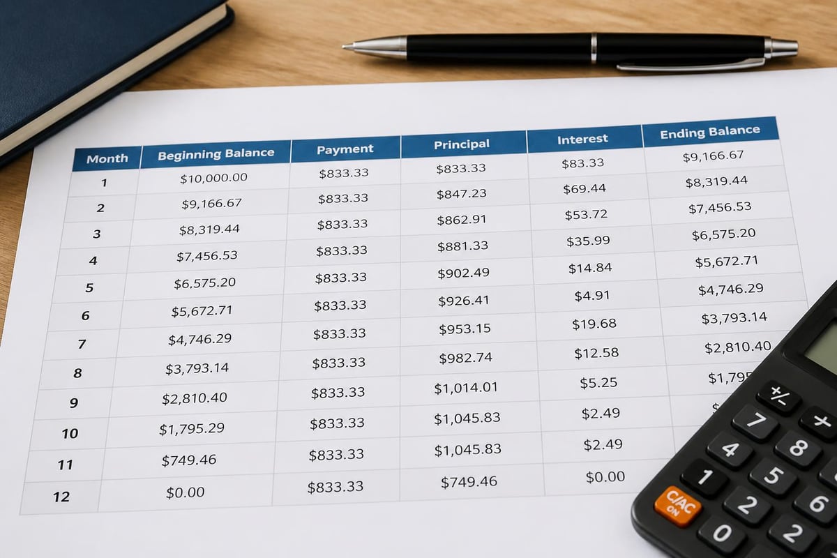 Installment loan structure