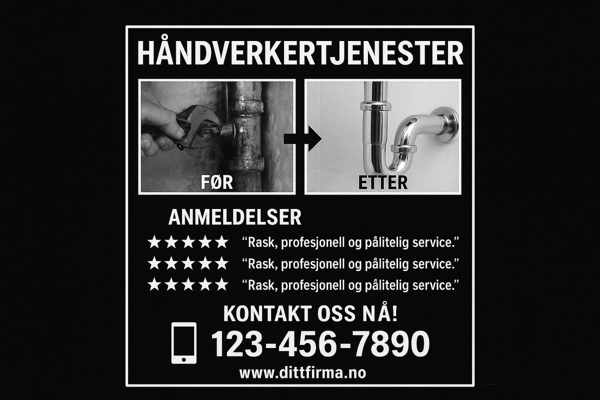 Slik lager du effektive annonser for håndverkertjenester