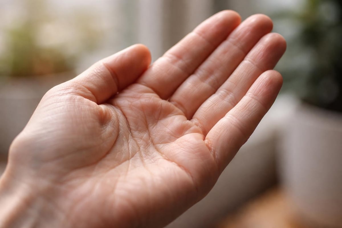 Hand skin structure comparison