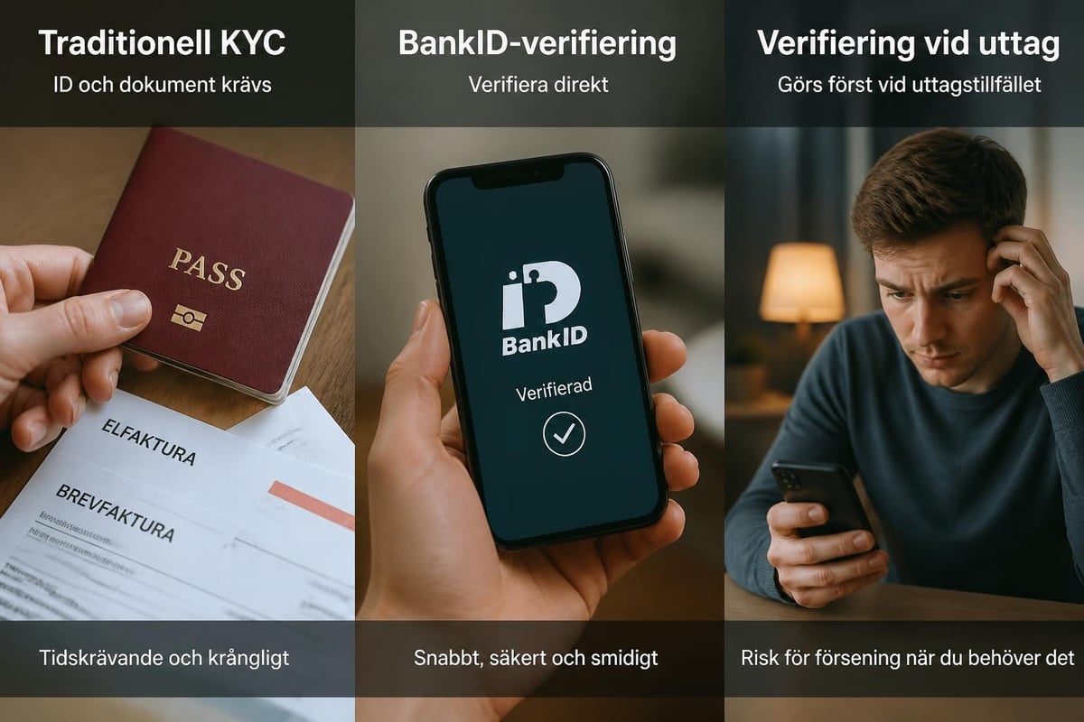 Casino utan verifiering 2026 – Så fungerar de för svenska spelare 2 Verifieringsprocesser jämförelse