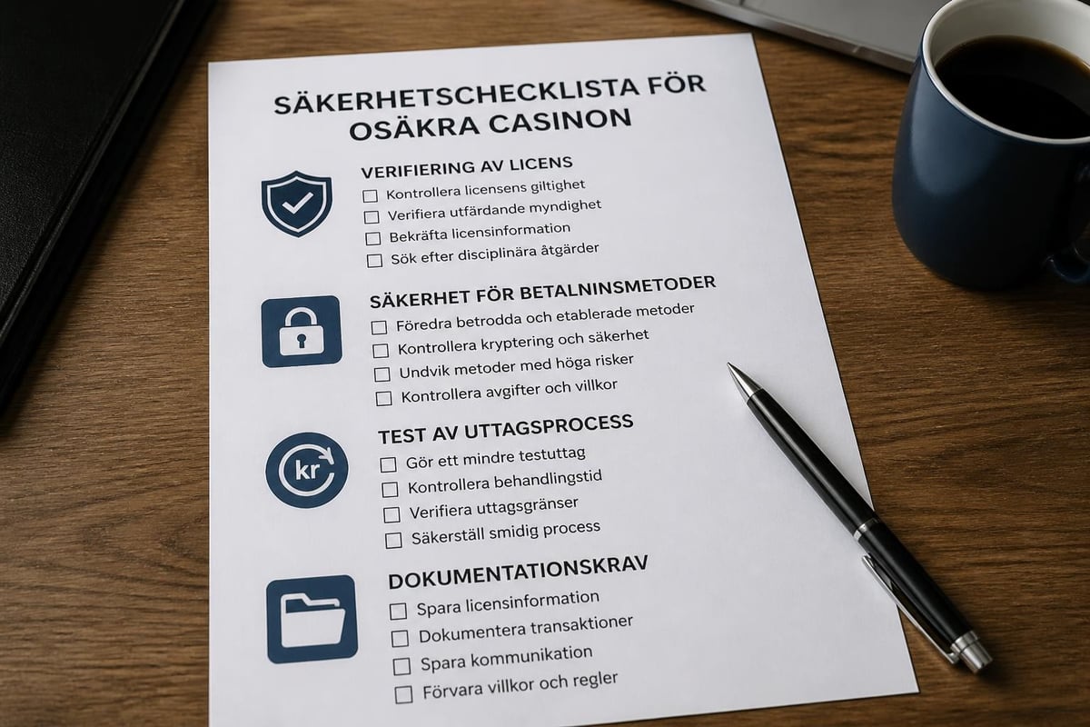 Casino utan verifiering 2026 – Så fungerar de för svenska spelare 4 Säkerhetsåtgärder för spelare
