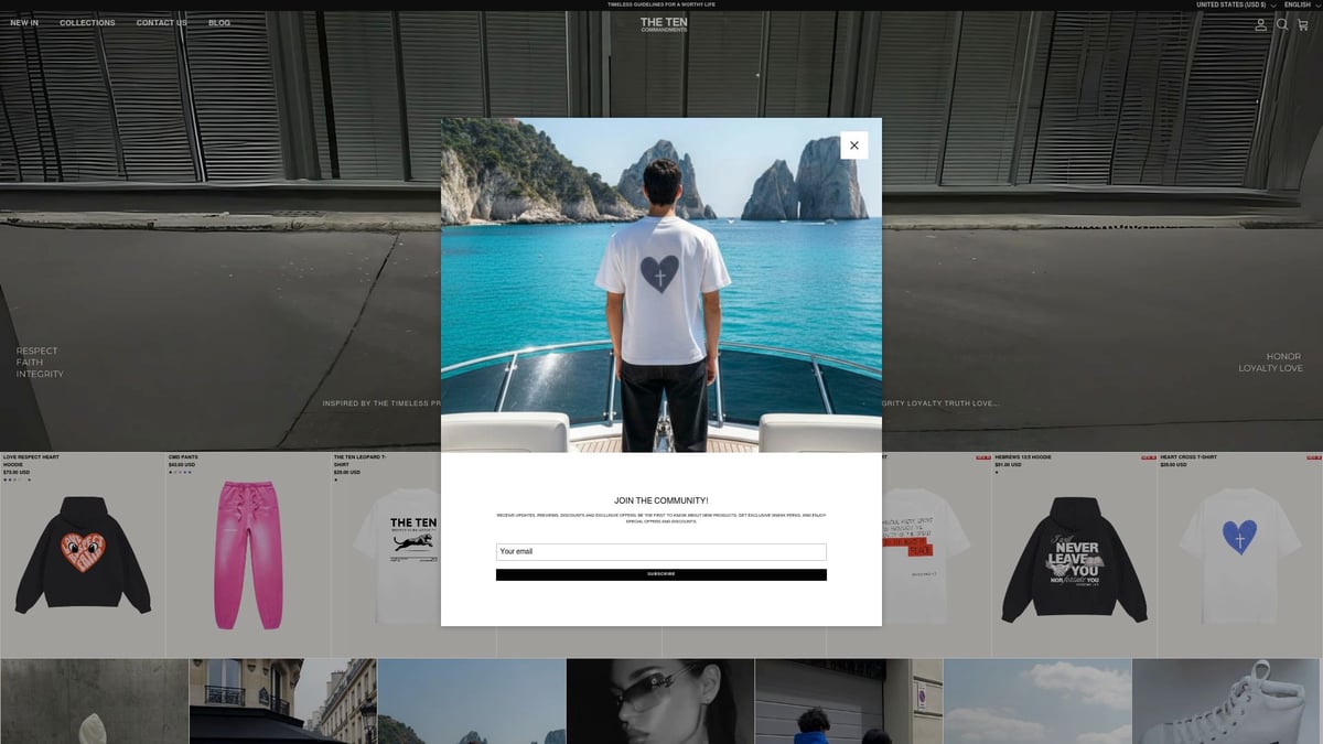 9 Essential Religious Shirts for 2025 You’ll Love - THE TEN CLASSIC T-SHIRT by COMMANDMENTS