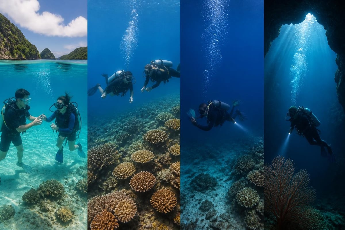 Scuba certification progression