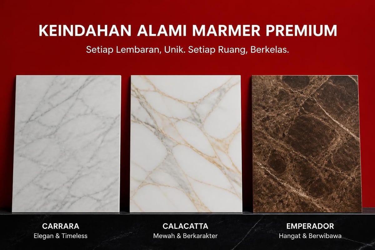 Karakteristik marmer premium