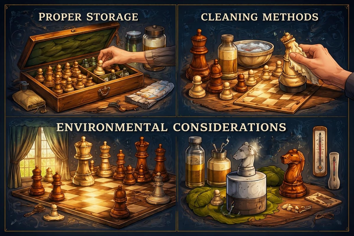 Chess set care and maintenance