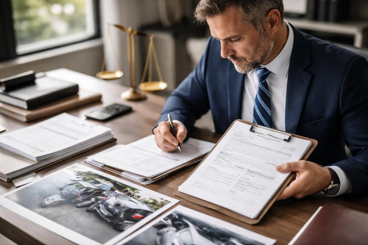 Auto accident attorney case evaluation process