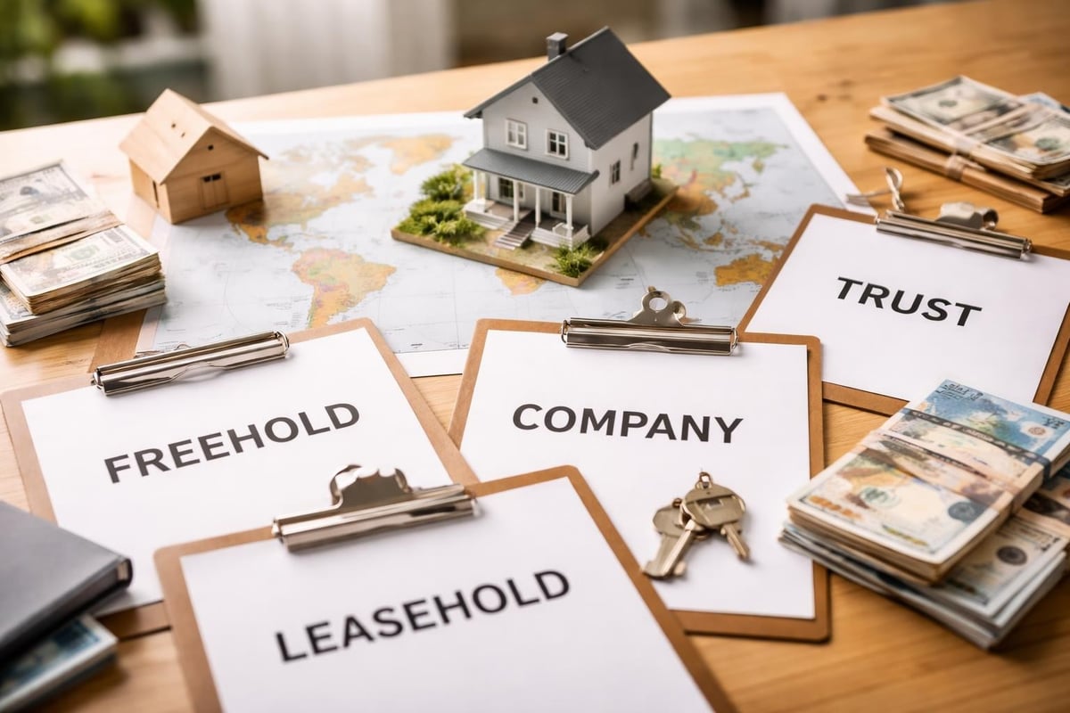 Legal property ownership structures