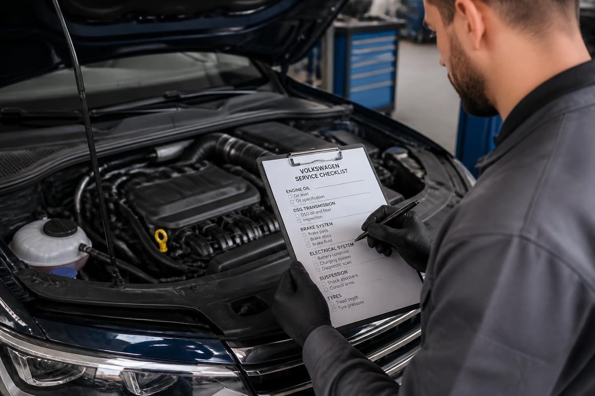 Volkswagen maintenance checklist