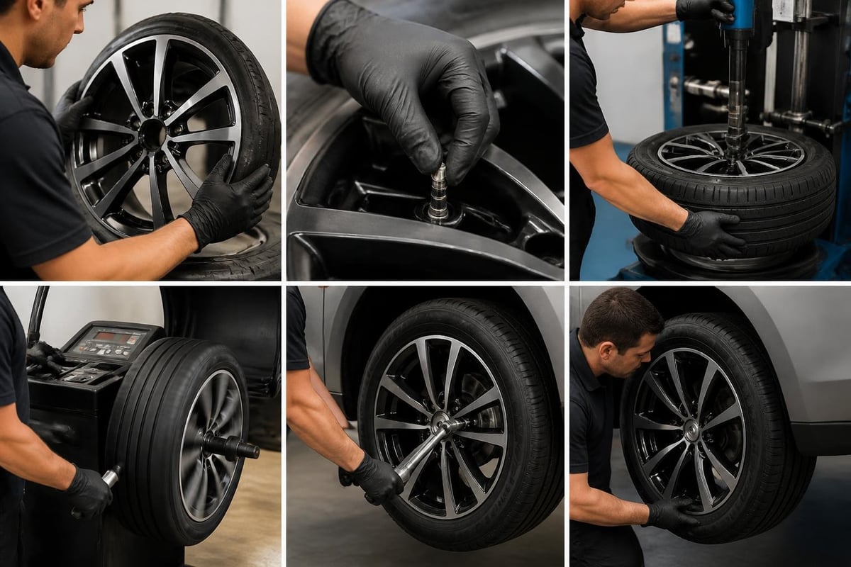 Low Cost Car Tires: Quality on a Budget in 2026 5 Professional tire installation steps