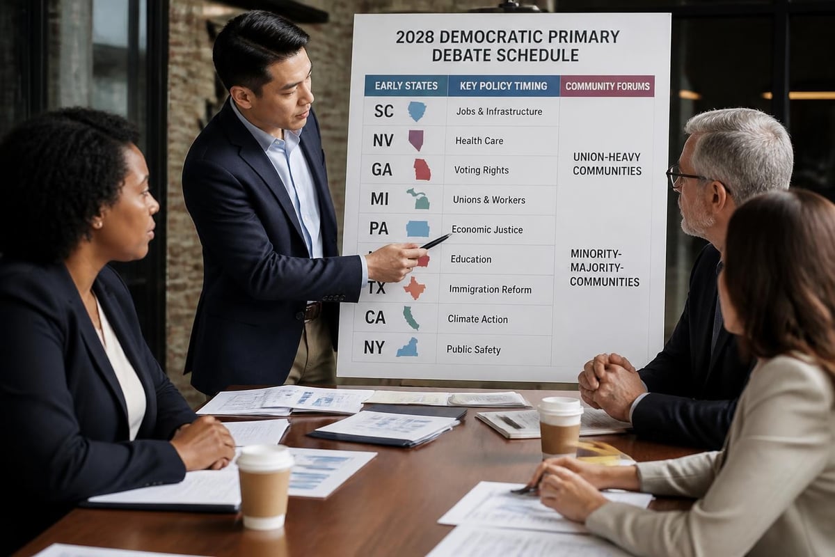 2028 primary debate calendar