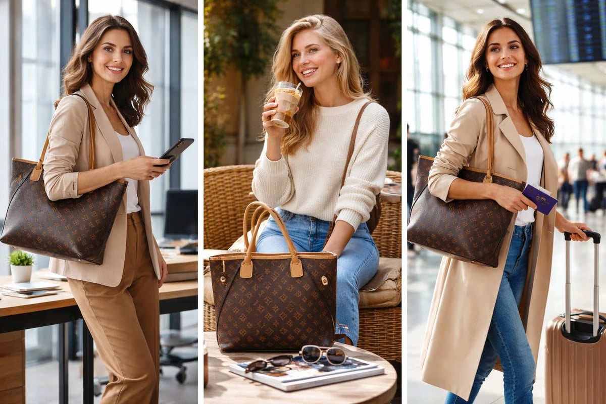 Neverfull travel versatility
