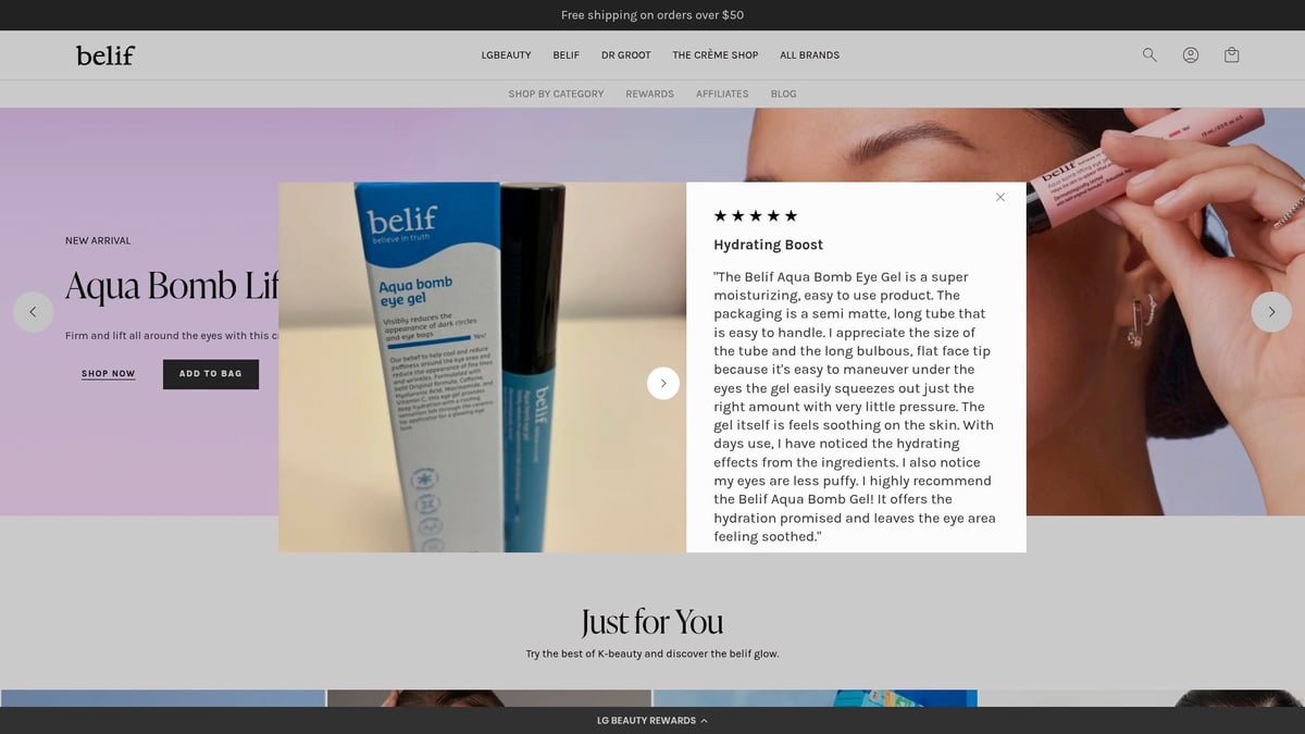 9 Essential Best Korean Eye Cream Wrinkles Picks for 2026 - Belif Moisturizing Eye Bomb