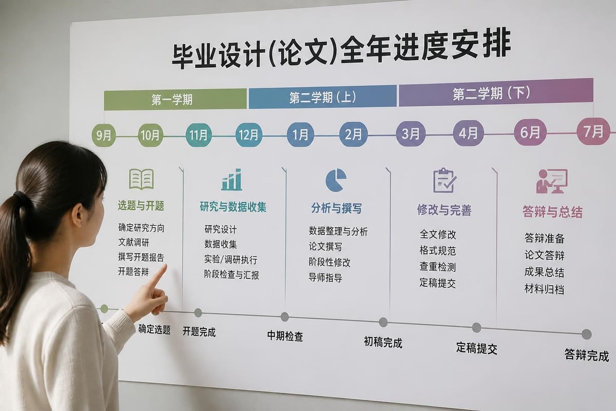 FYP時程規劃流程