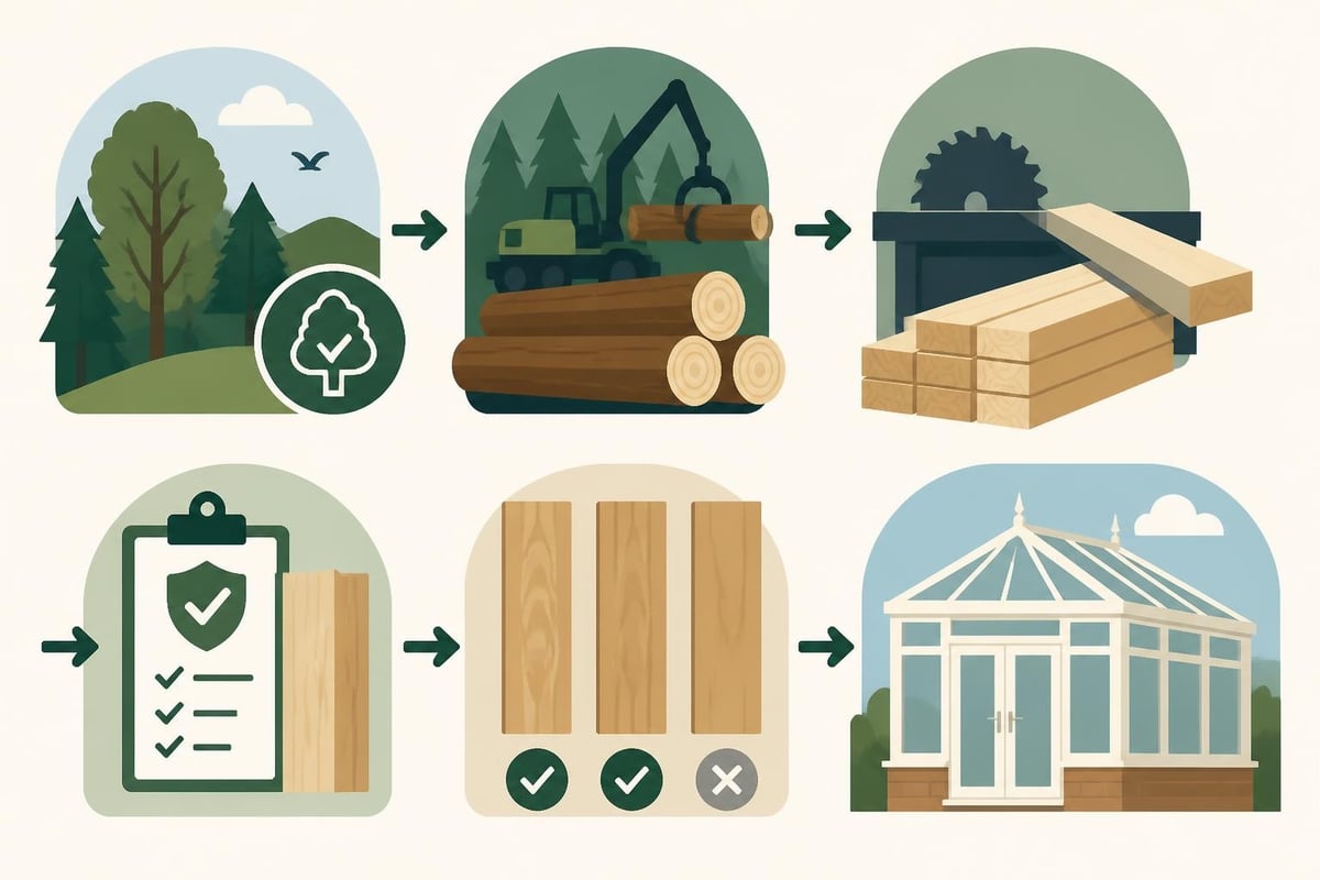 Sustainable oak selection process