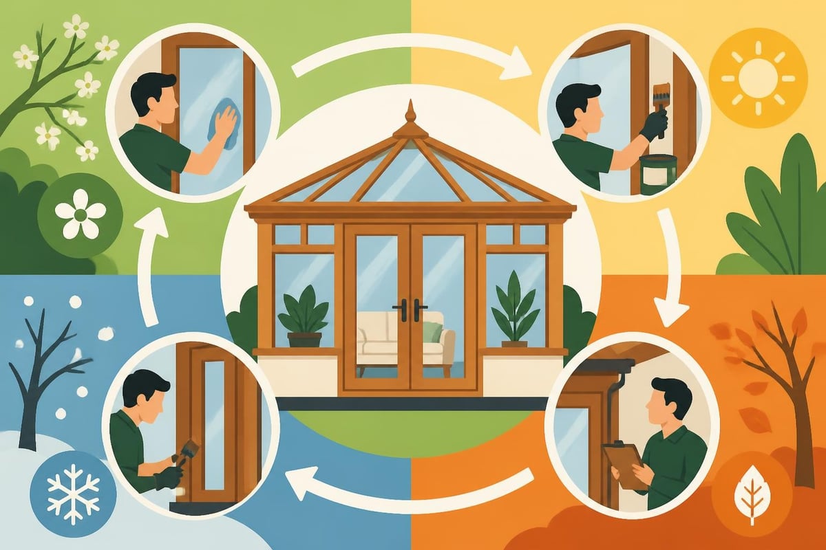 Oak conservatory maintenance schedule
