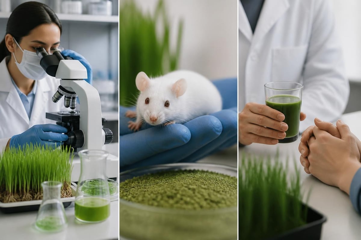 Wheatgrass forskning