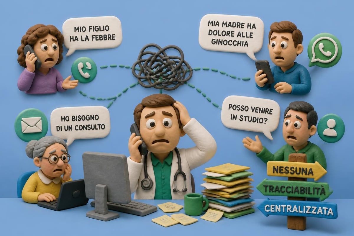 Richieste mediche famiglia multiple canali