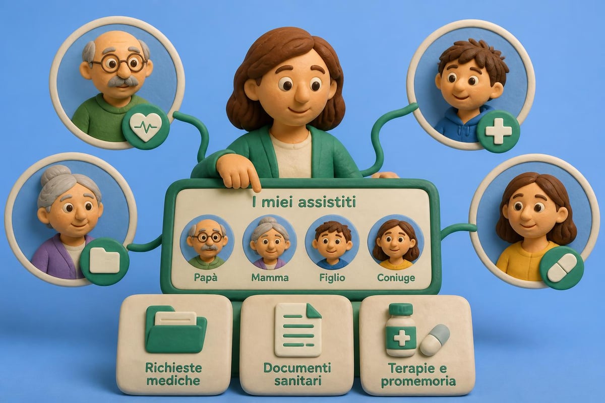 Gestione profili familiari multipli