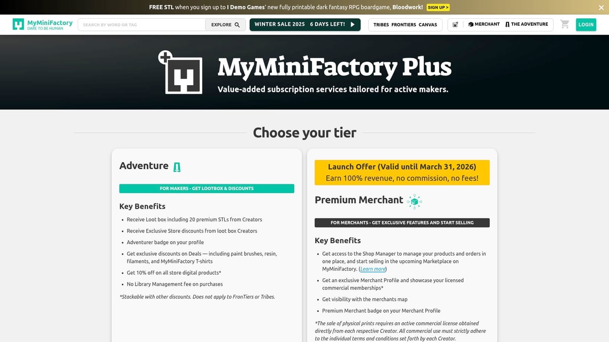 7 opções 3D Premium para projetos incríveis em 2026 - MyMiniFactory Premium