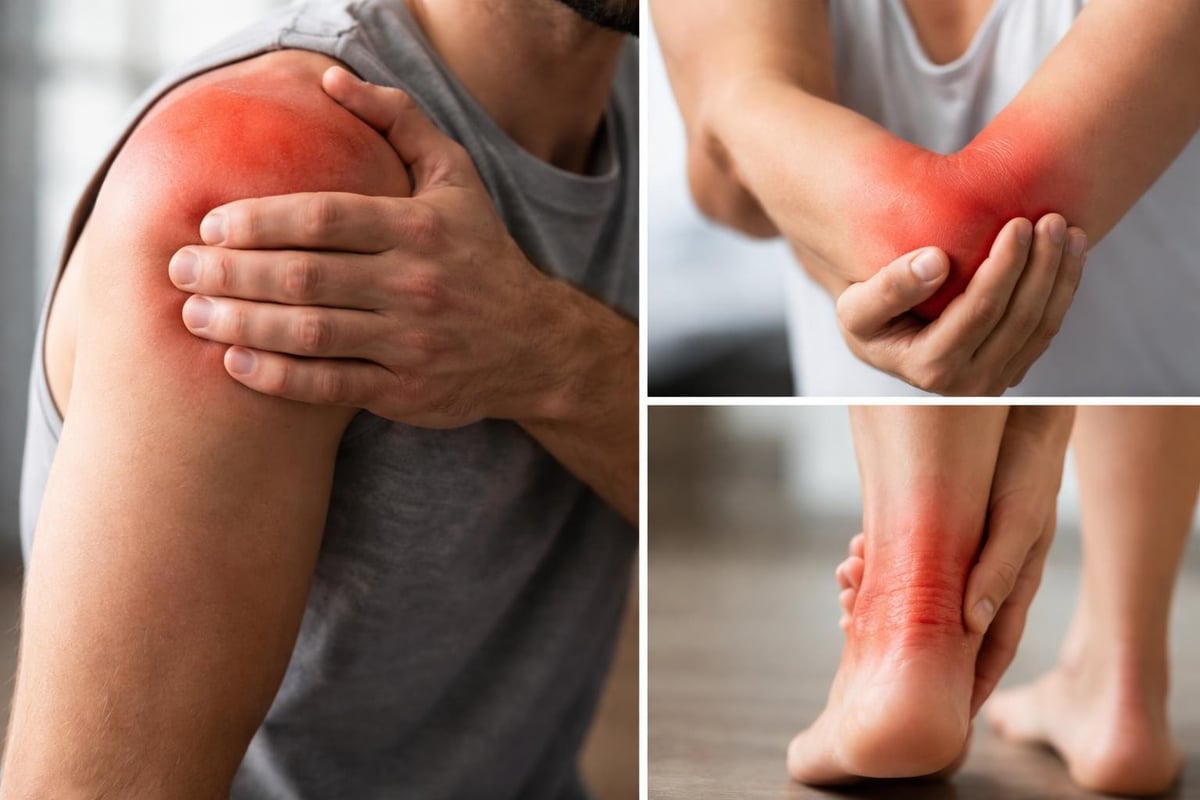 Tendonitis development stages