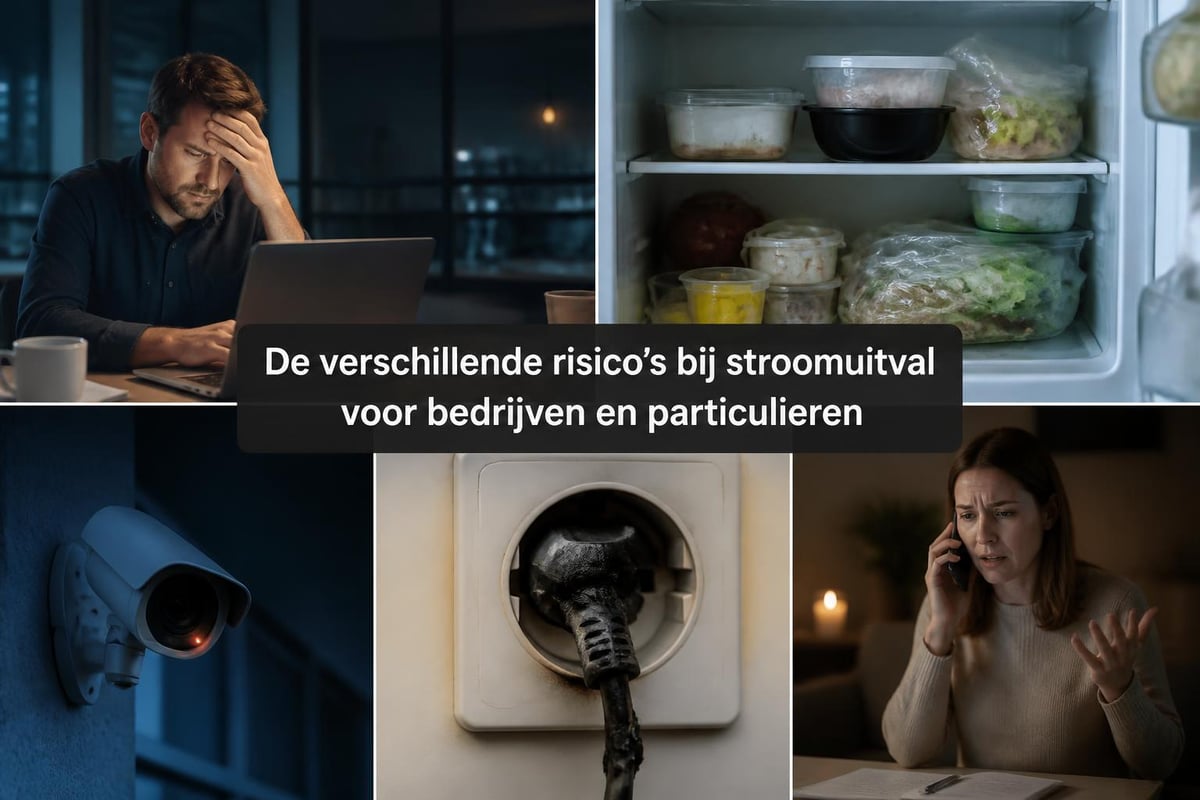 Risico's van stroomuitval