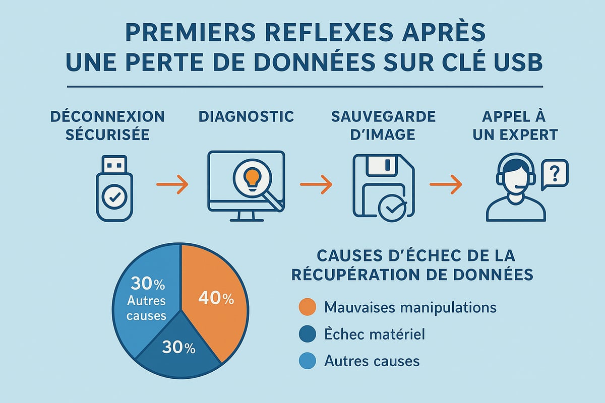 Premiers Réflexes Après une Perte de Données sur Clé USB