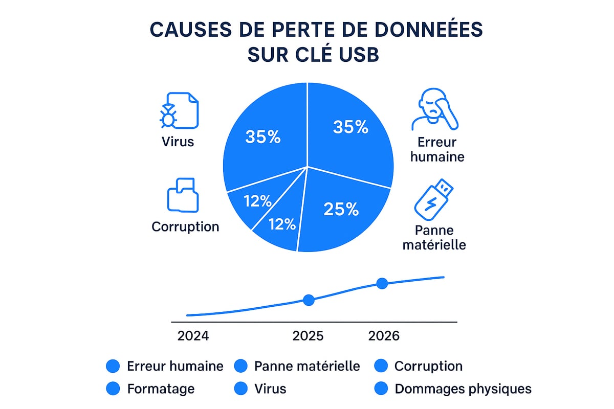 Comprendre les Causes de Perte de Données sur Clé USB