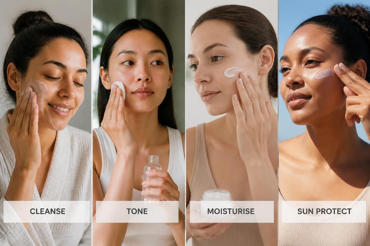 Essential face care routine steps