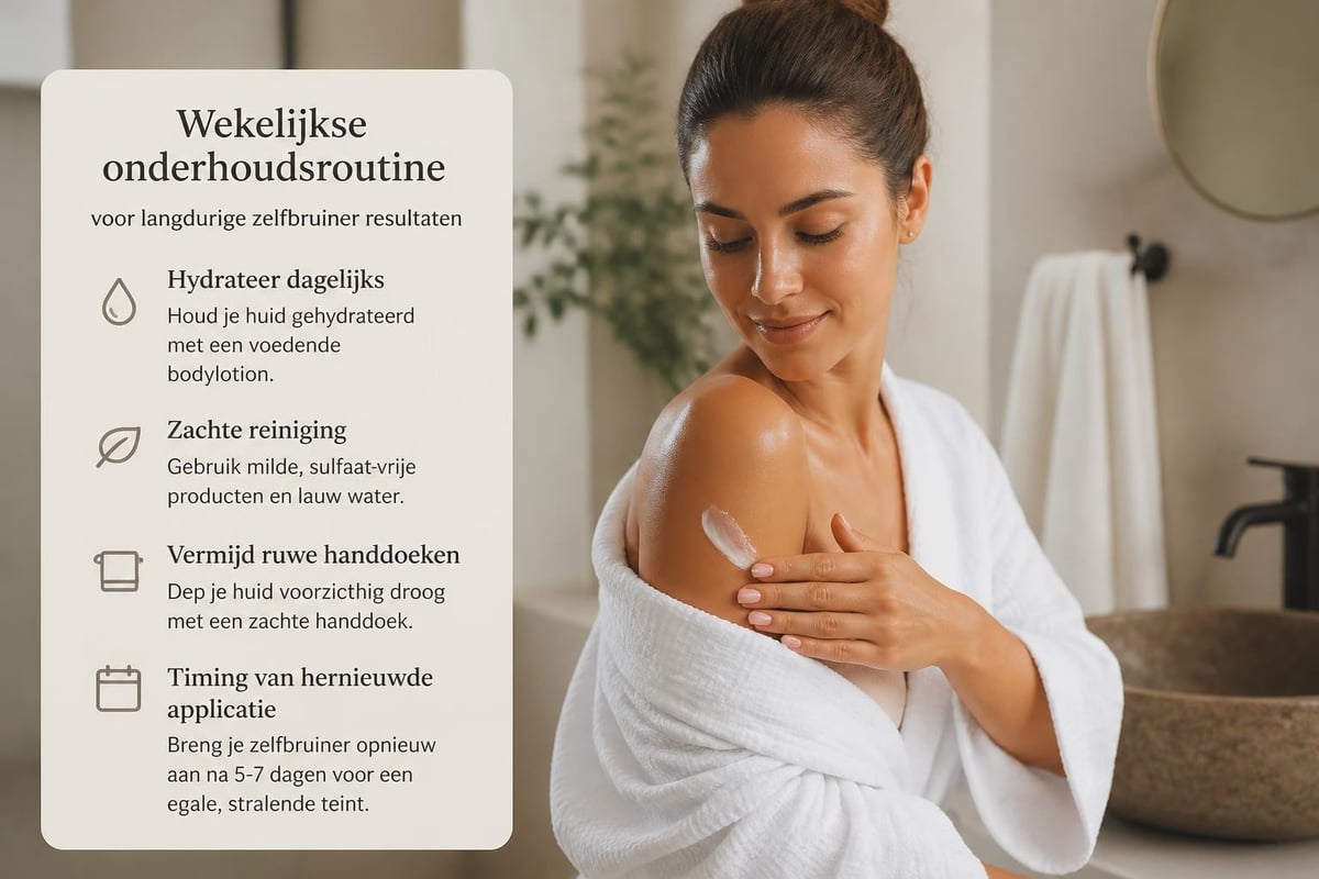 Zelfbruiner onderhoudsstappen