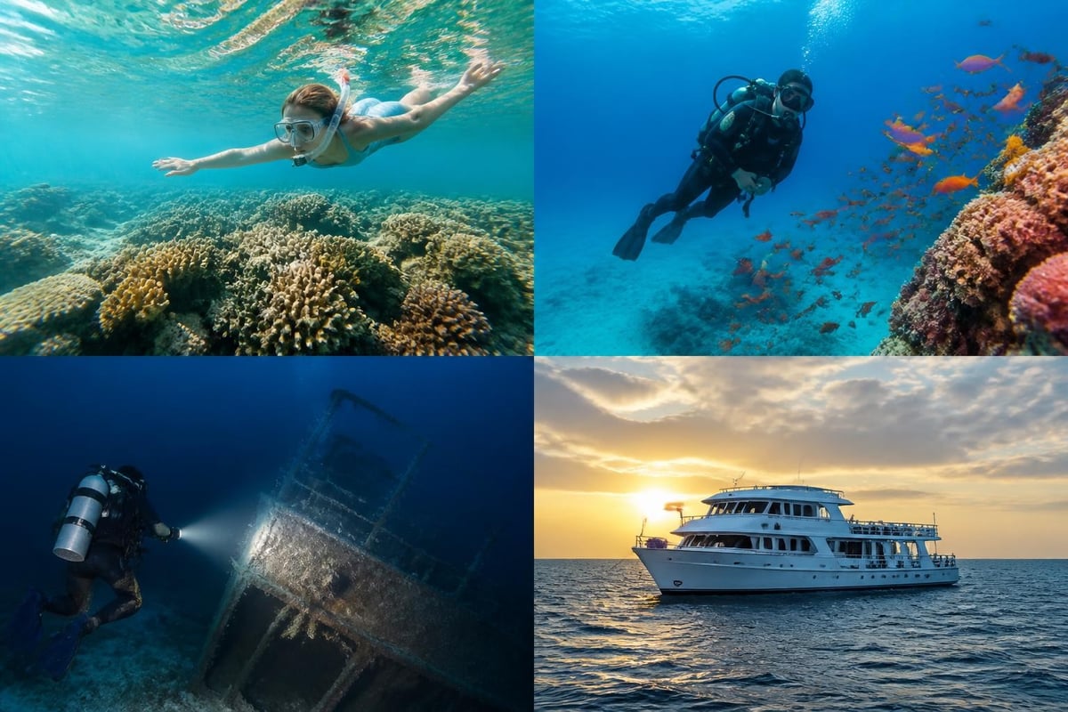 Red Sea diving variety
