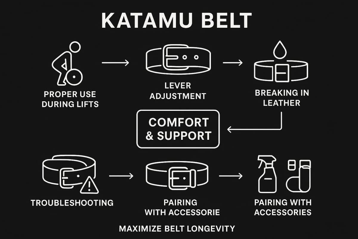 How to Use, Adjust, and Care for Your Katamu Belt