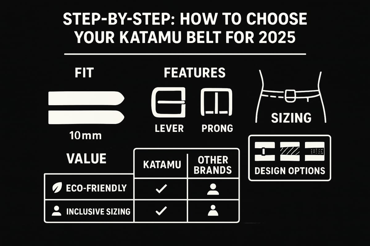 Choosing the Right Katamu Belt: Step-by-Step Handbook