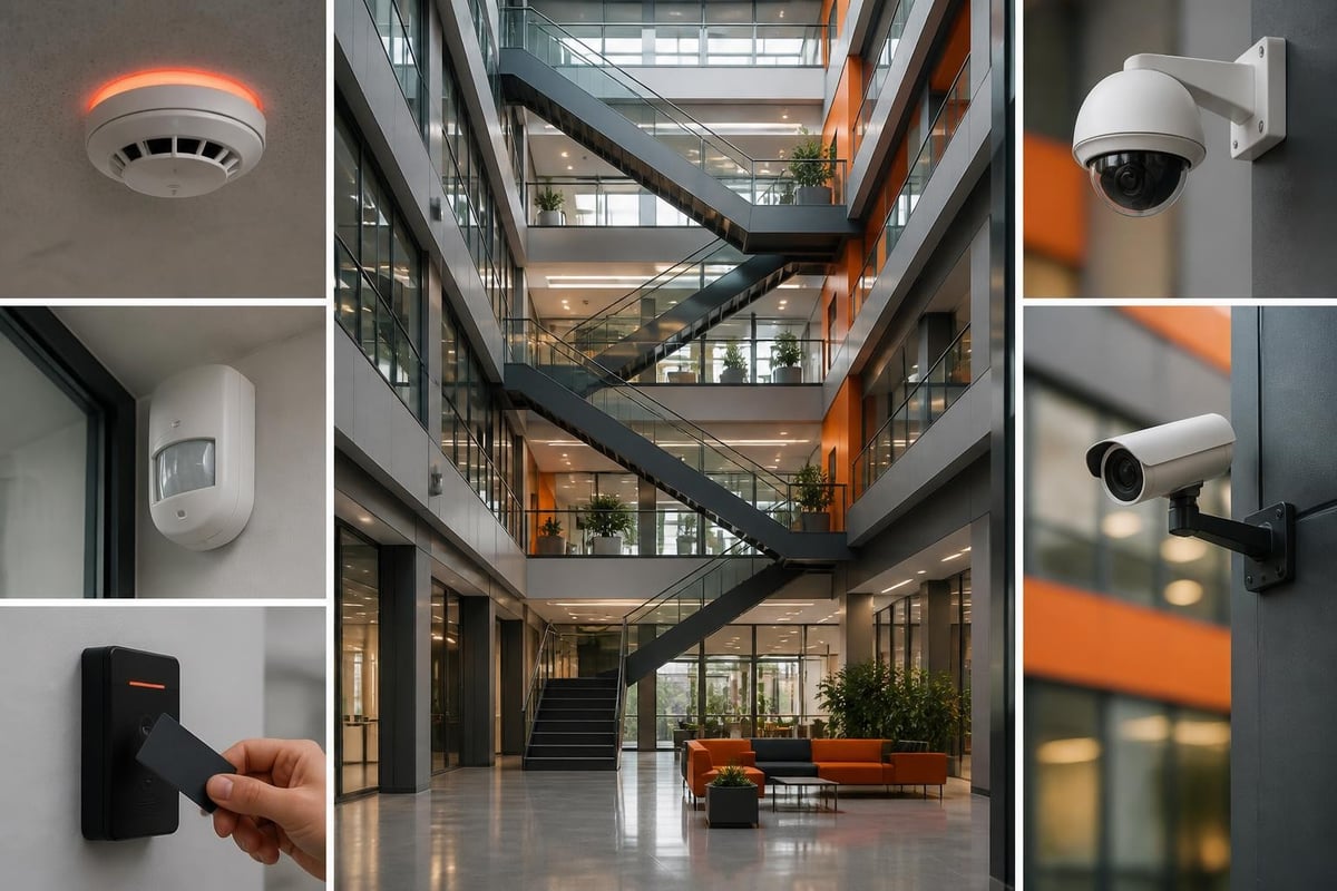 Security detection sensor network