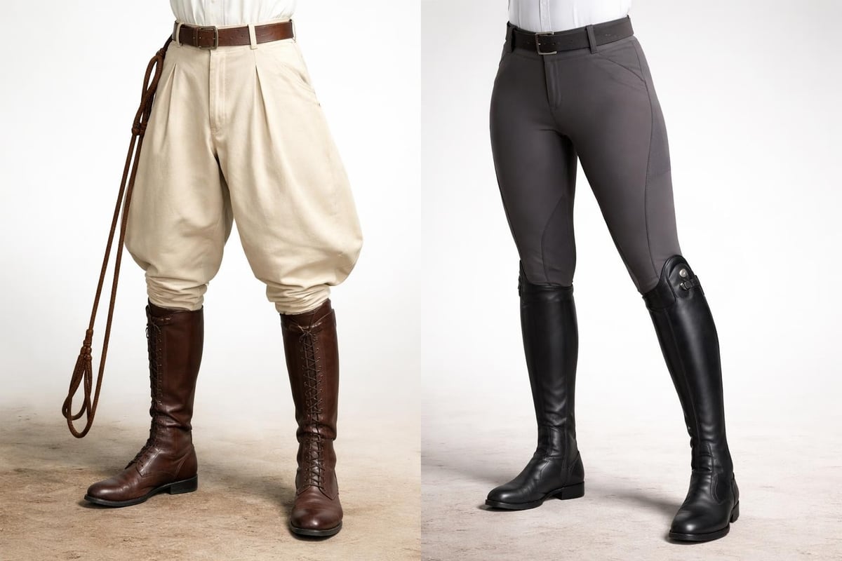Historical evolution of jodhpurs