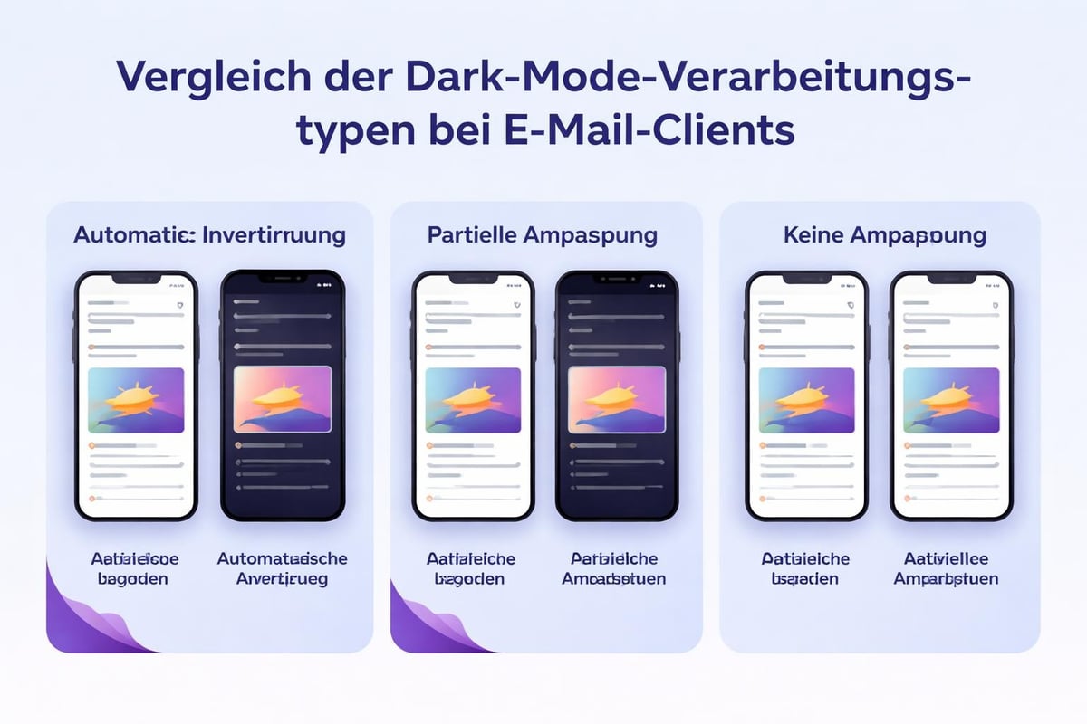 E-Mail-Client Dark Mode Verarbeitung