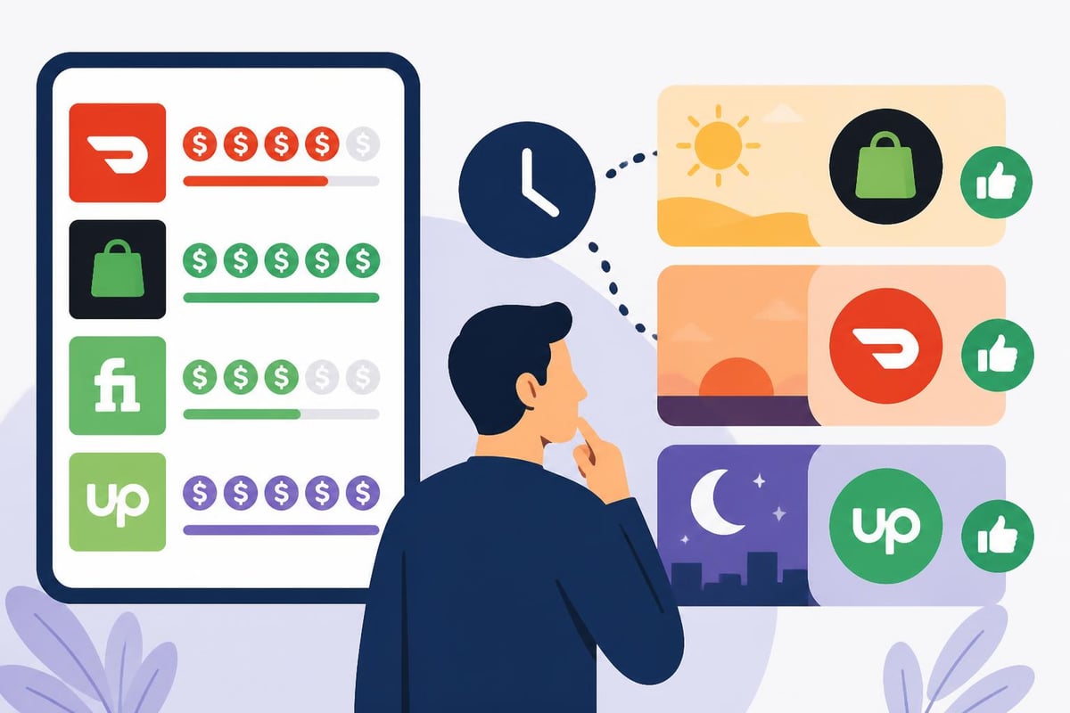 Earnings optimization dashboard