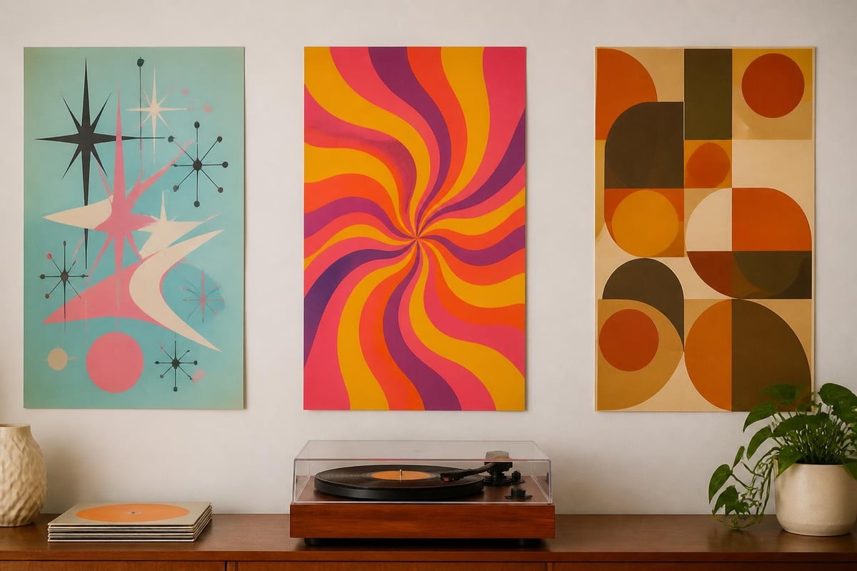 Retro color palette evolution