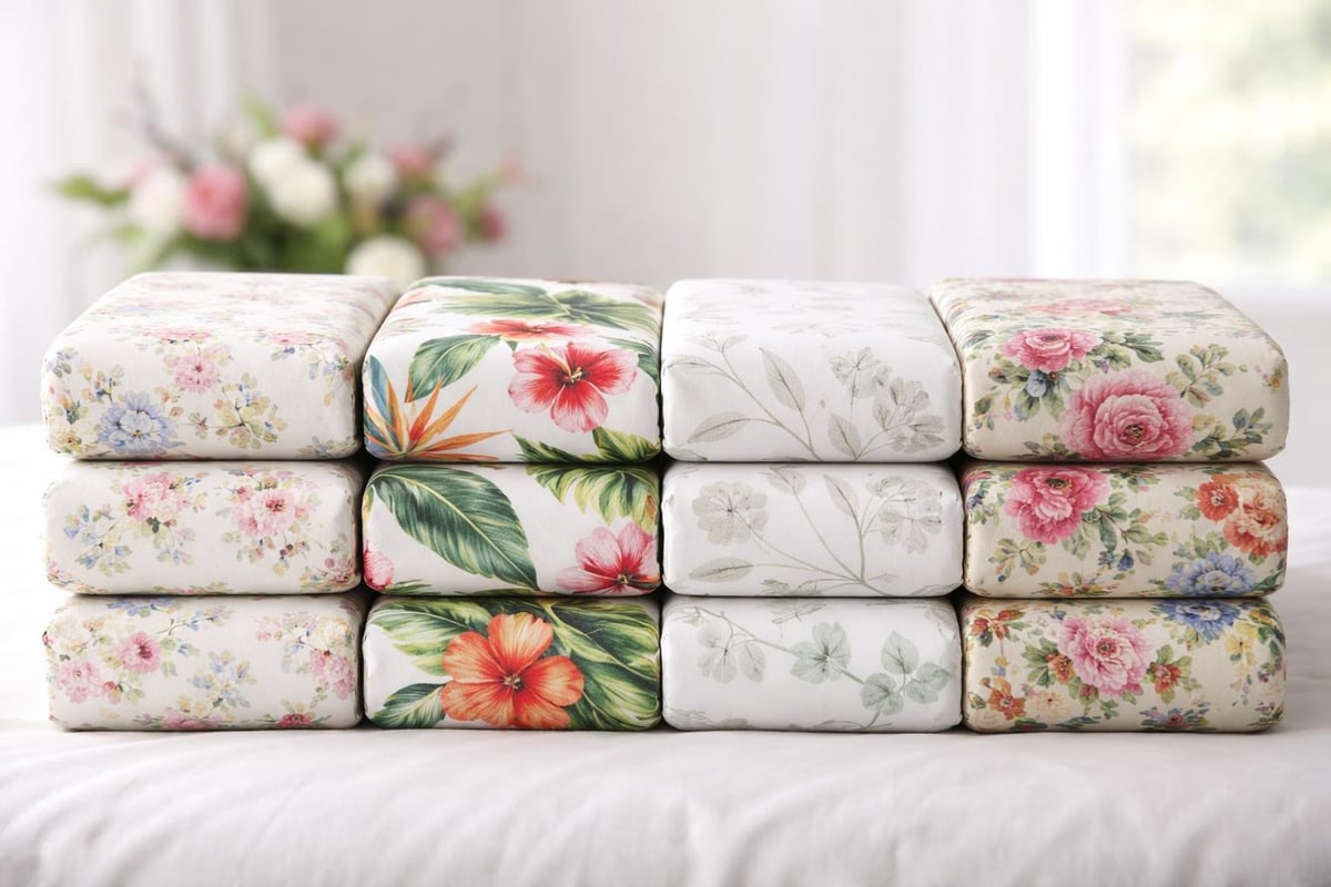 Different floral pattern styles