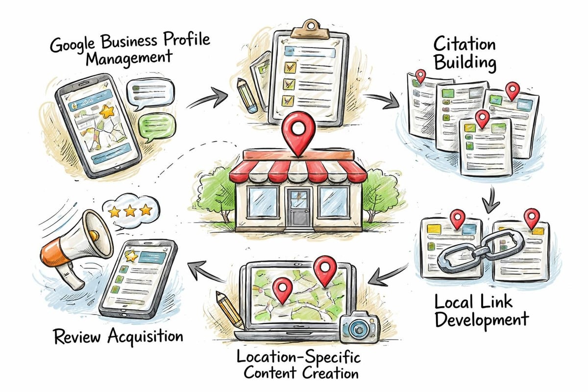 Local SEO service components