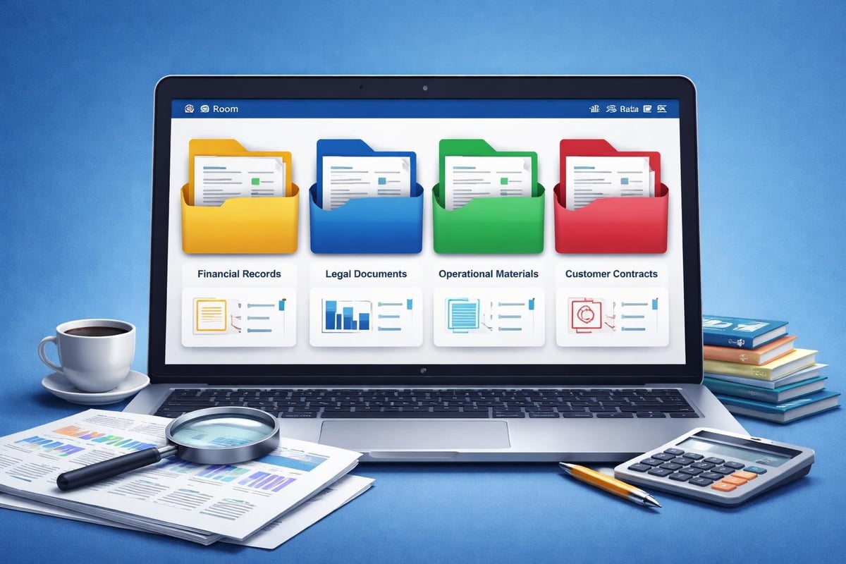 Virtual data room organization