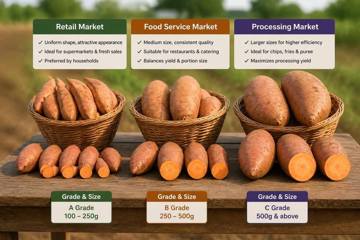 Market-specific size requirements