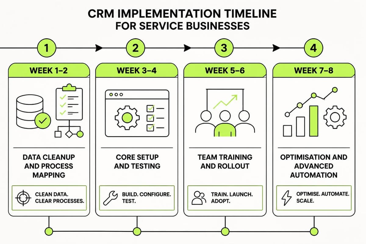 CRM implementation phases