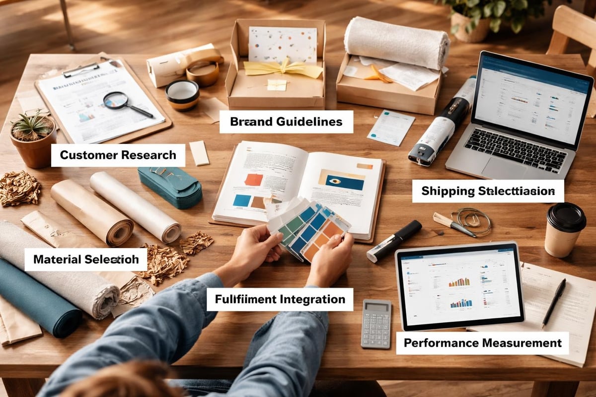 Branded shipping strategy components